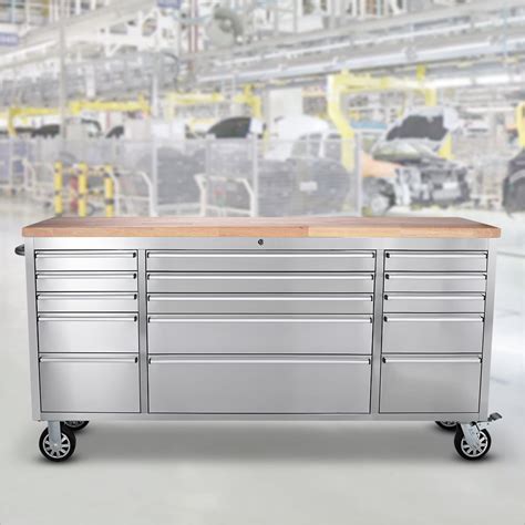 steel table top rolling tool box|72 stainless steel tool box.